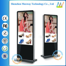 Multi-zone display and slim type floor stand 55" digital signage